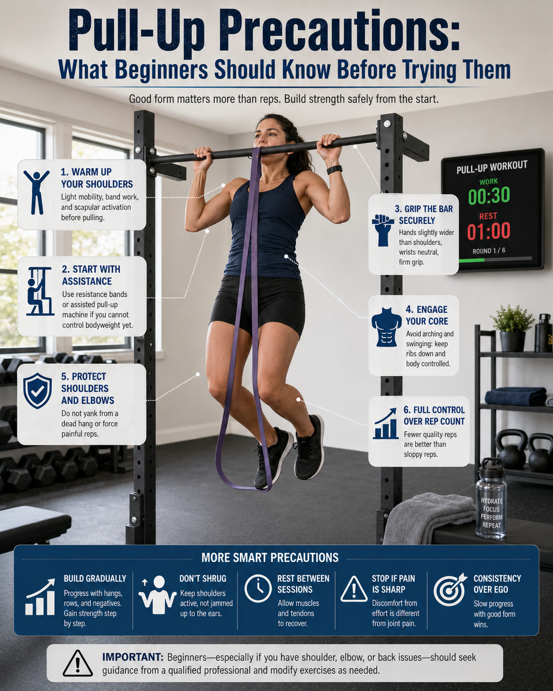 Pull-Up Precautions: What Beginners Should Know Before Trying Them