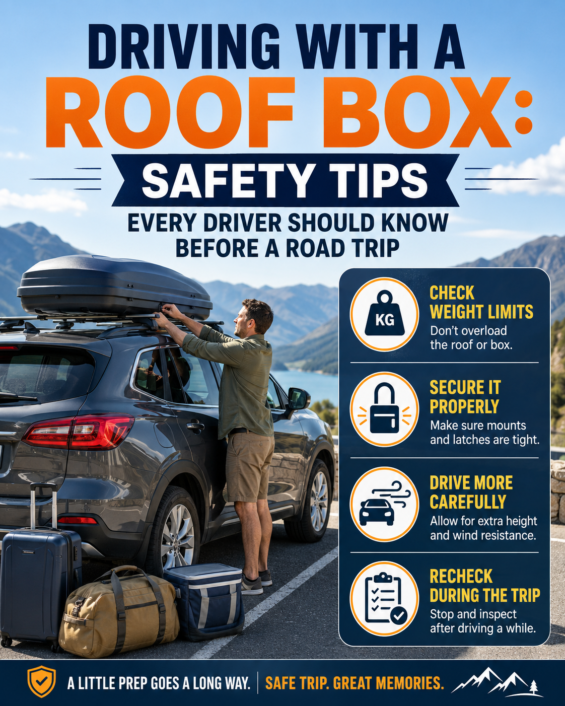 Driving With a Roof Box: Safety Tips Every Driver Should Know Before a Road Trip