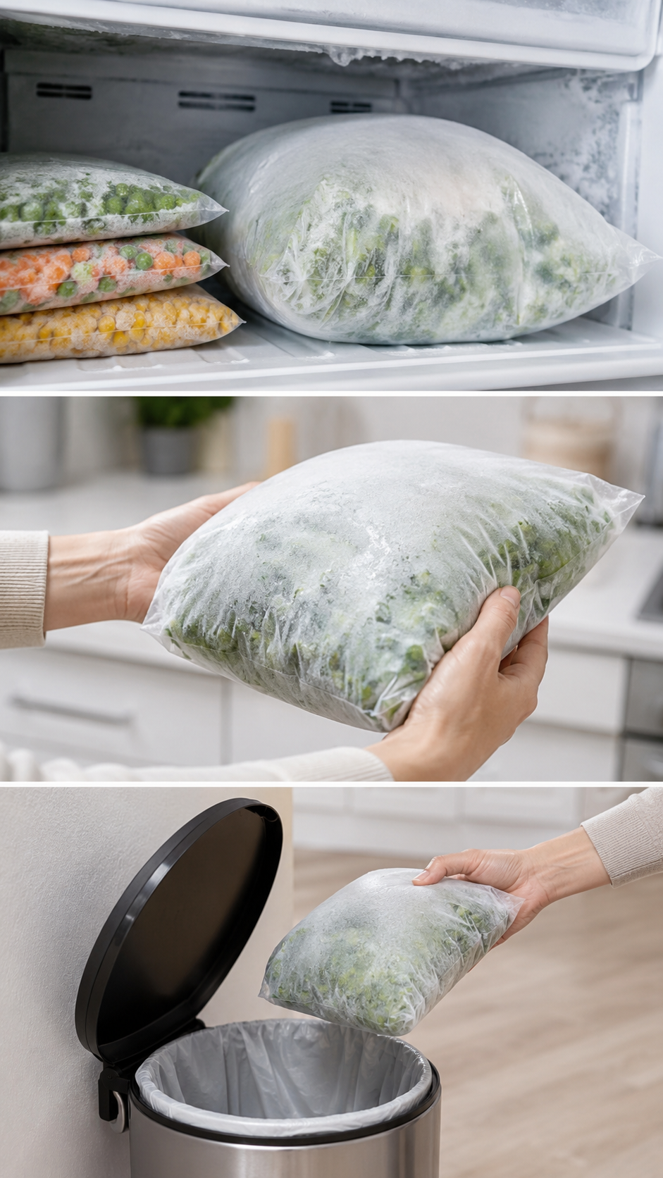 Swollen Frozen Food Bag: When Bulging Packaging Means You Should Throw It Away
