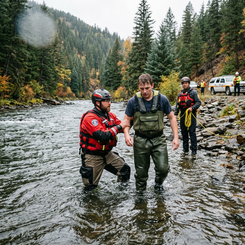 Water-Filled Chest Waders: Fishing Injury Prevention and Emergency Response